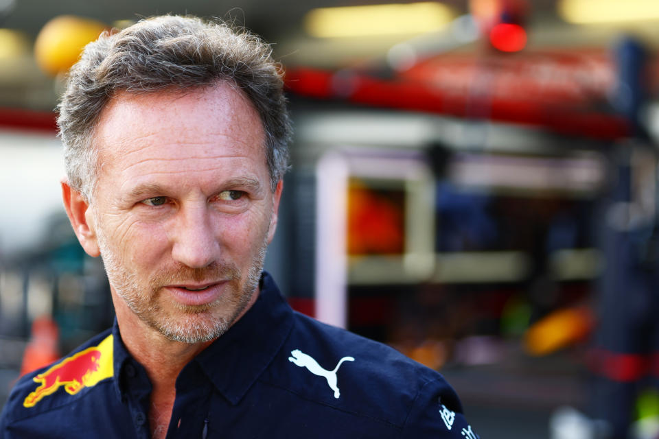 Seen here, Red Bull Racing Team Principal Christian Horner at the Azerbaijan GP. 