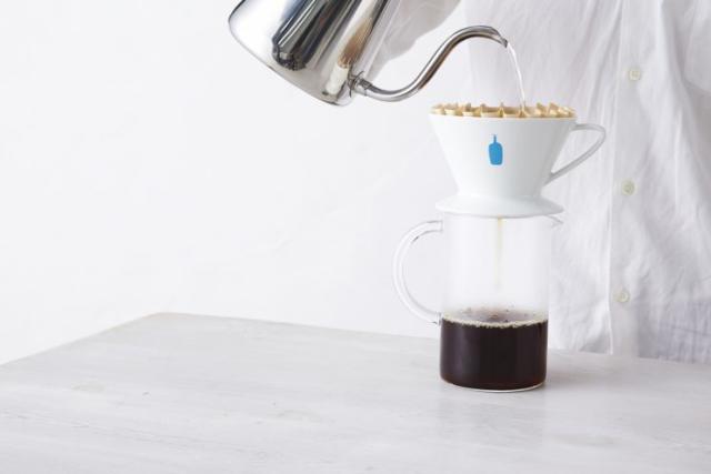 Blue Bottle Dripper with Blue Bottle Coffee Filters