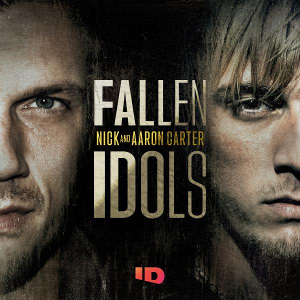 Póster de ‘Fallen Idols: Nick and Aaron Carter’ (Imagen: Investigation Discovery)