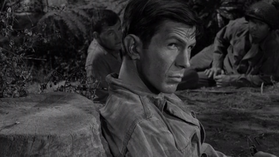 <p> Before <em>Star Trek, </em>Leonard Nimoy appeared in an episode of <em>The Twilight Zone</em> as a soldier on a Pacific island in World War II. The episode, "A Quality of Mercy," aired in December of 1961, in the show's third season. Nimoy would continue to guest spot on TV shows for another five years before landing his iconic role as Spock. </p>