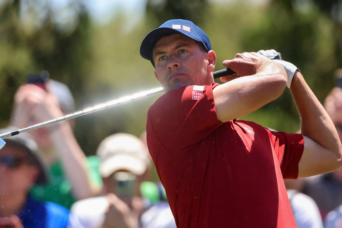 Australia’s Adam Scott holds a share of the halfway lead in the ISPS Handa Australian Open (Asanka Brendon Ratnayake/AP) (AP)