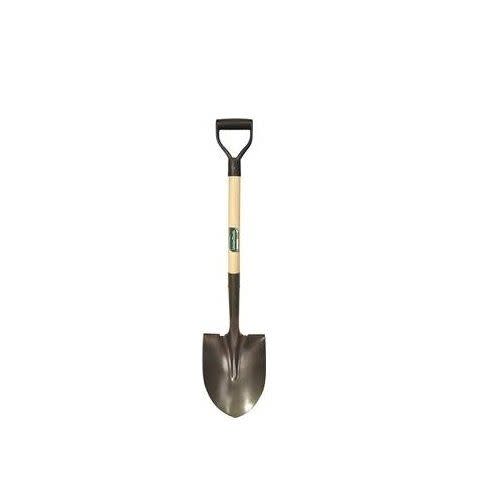 1) Poly D-Grip Round Point Shovel