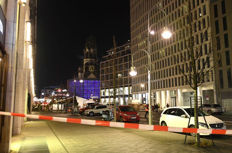 Police evacuated a Christmas market in Berlin