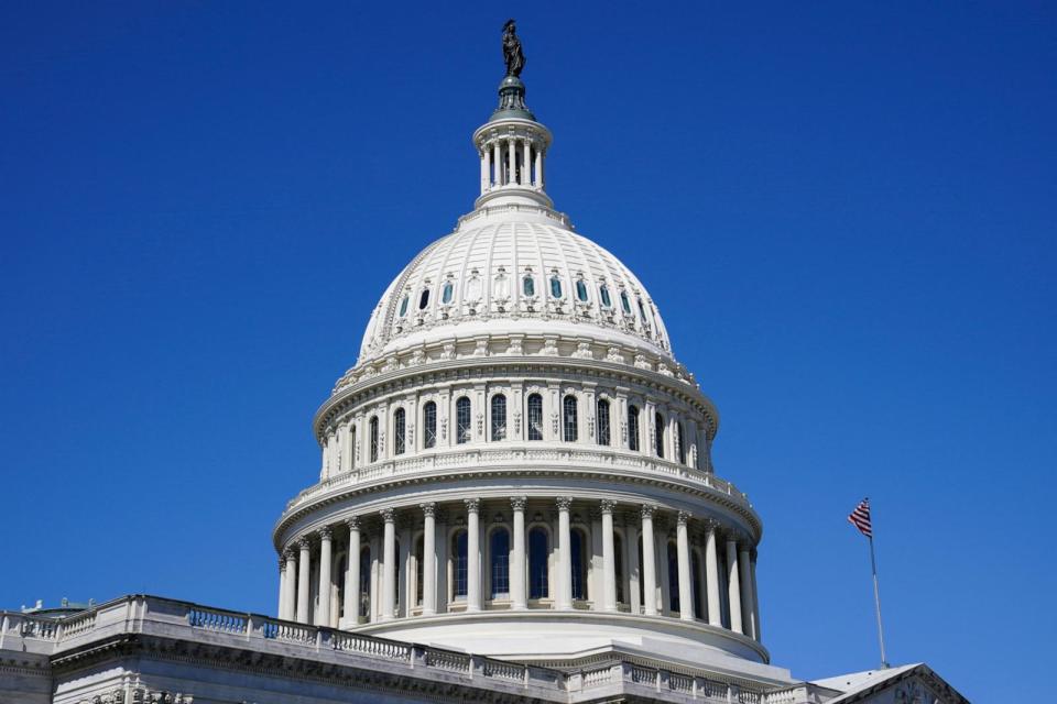 PHOTO: A view of the U.S. Capitol dome in Washington, D.C., March 21, 2024. (Elizabeth Frantz/Reuters)