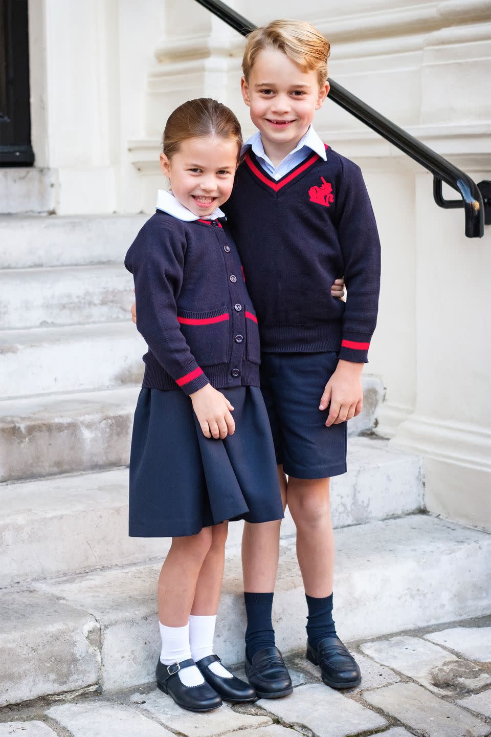 All the Cutest Photos From Prince George and Princess Charlotte's First Day of School