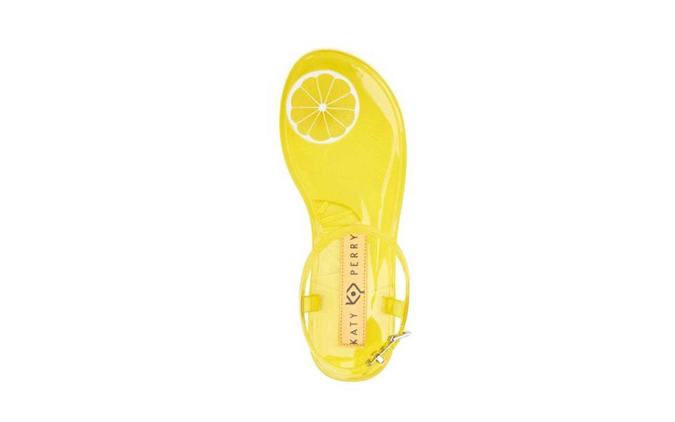 Katy Perry Geli Novelty Lemon Scented Jelly Sandals