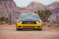 Other aesthetic distinctions including a bulging carbon-fiber hood, a front splitter, a unique Terlingua spoiler and Weld Racing wheels like those on the GT350.