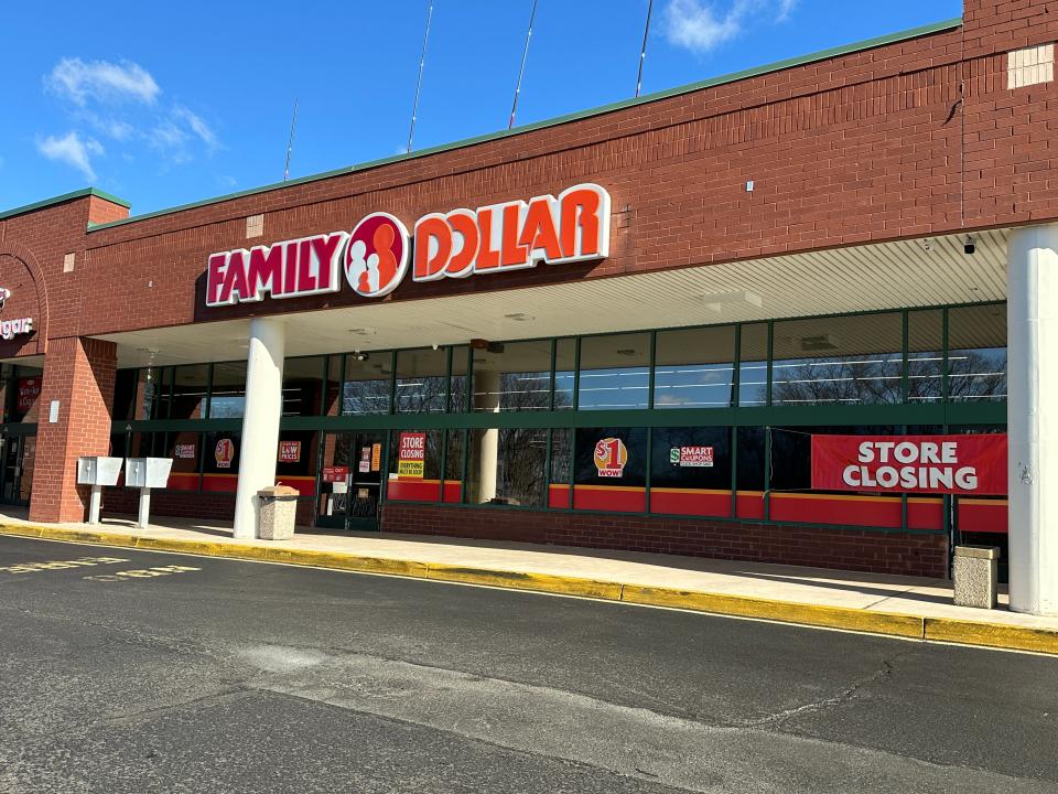Family Dollar at the Eastpointe shopping center on Route 36 in Middletown is closing. March 21, 2024.