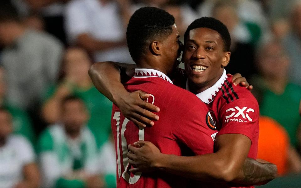 Rashford and Martial - AP