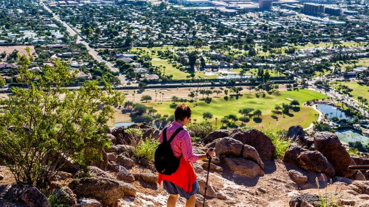 <span class="article__caption">The Phoenix area is blessed with an abundance of trails.</span> (Photo: Matt Mawson/Getty)