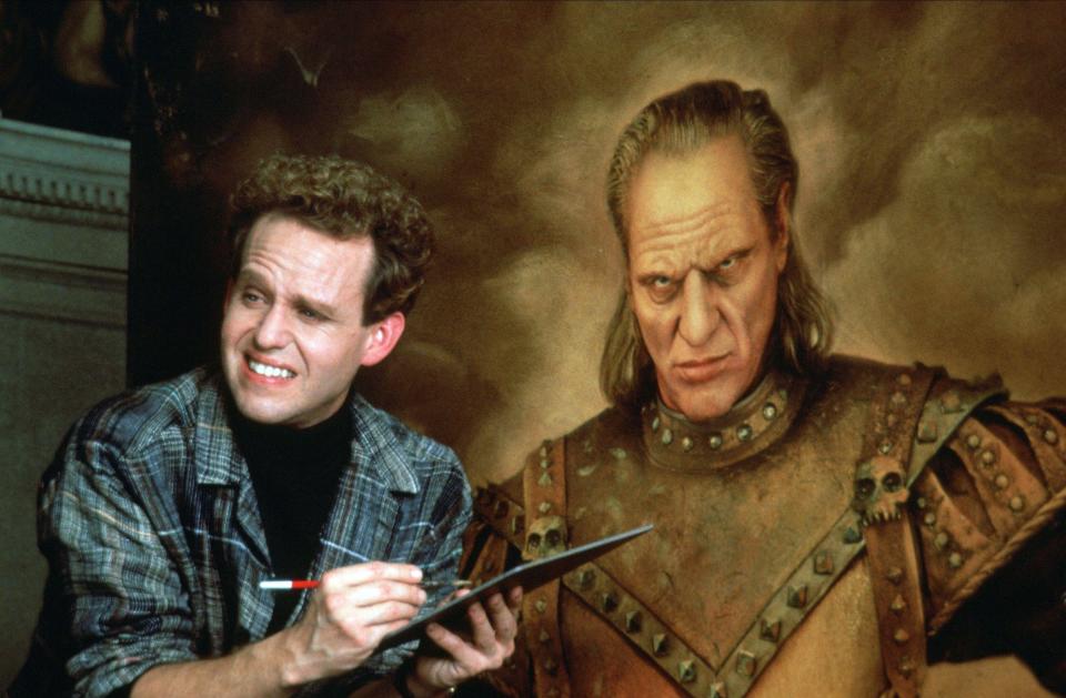 Ally McBeal star Peter MacNicol as Janosz, the museum worker who comes under Vigo's control in Ghostbusters II. (Alamy)