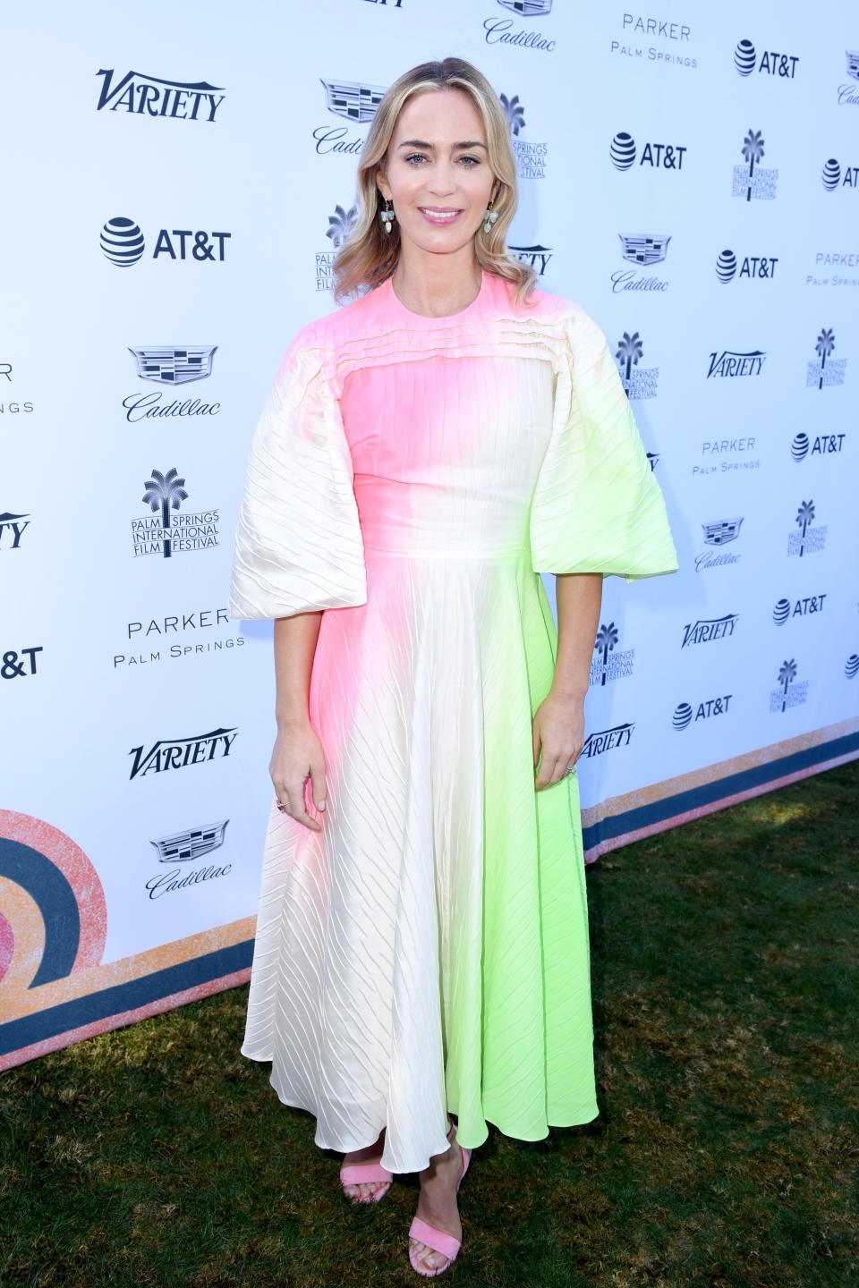 <p>We may only be a week into January but Emily Blunt has already secured her spot as our go-to style muse. On January 4, the actress wore her greatest look of 2019 so far in a colour-popping Roksanda dress. <em>[Photo: Getty]</em> </p>