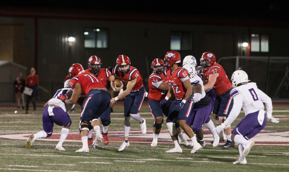 Dixie State lost a home game at Trailblazer Stadium on Saturday, Oct. 23, 2021. The 'Blazers are looking to pick up their first win of the year Saturday against Fort Lewis.