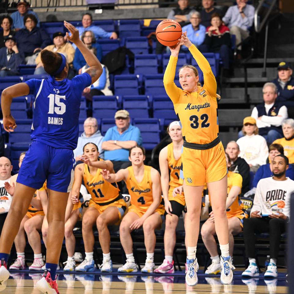 Liza Karlen was a first-team all-Big East pick as a senior at Marquette.