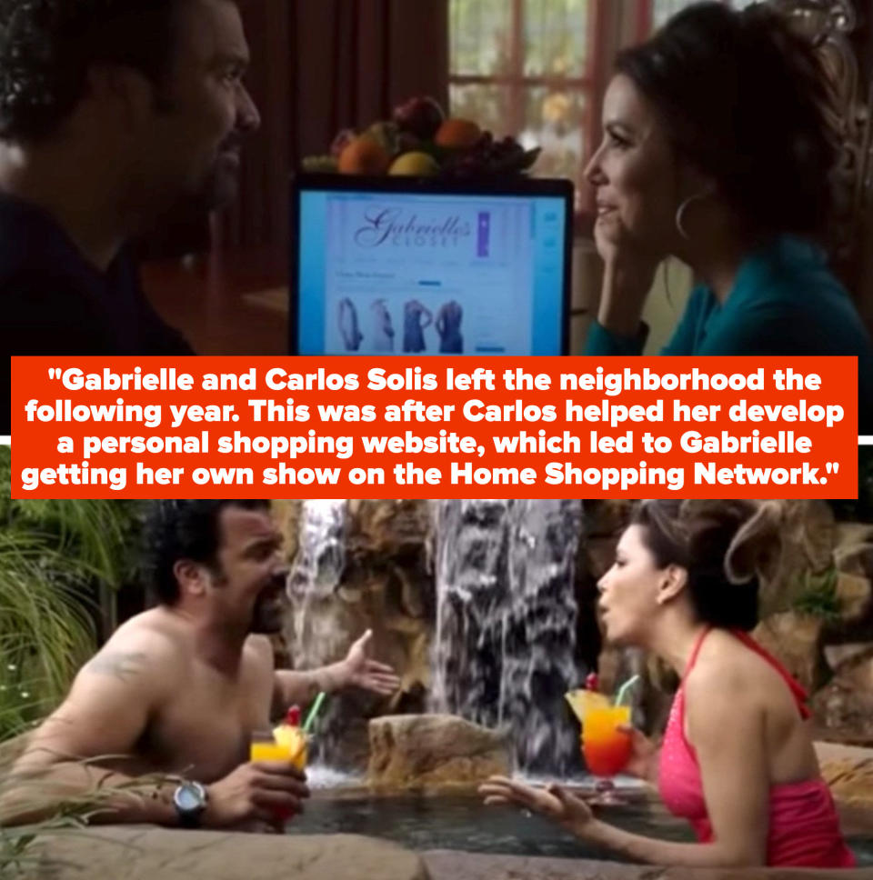 Gabrielle and Carlos in the "Desperate Housewives" series finale in their new California home
