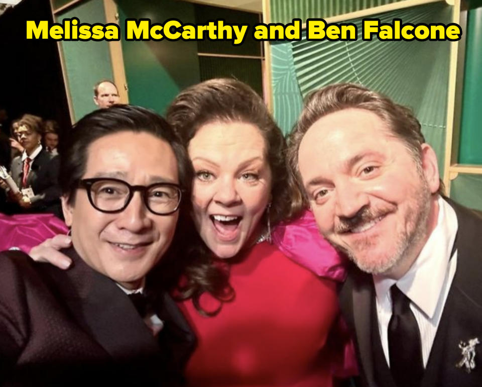 Melissa McCarthy and Ben Falcone and Ke Huy Quan