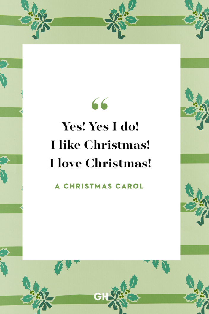<p>Yes! Yes I do! I like Christmas! I love Christmas! </p>