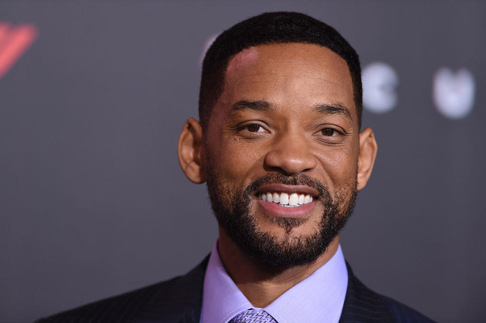 Closeup of Will Smith