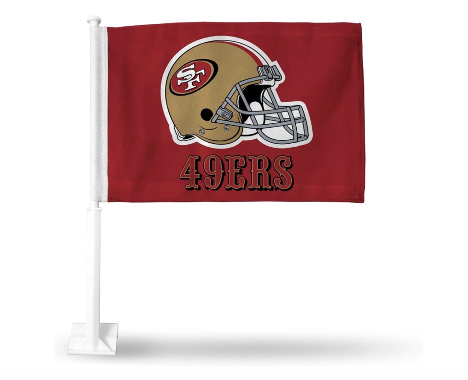 49ers car flag accessory