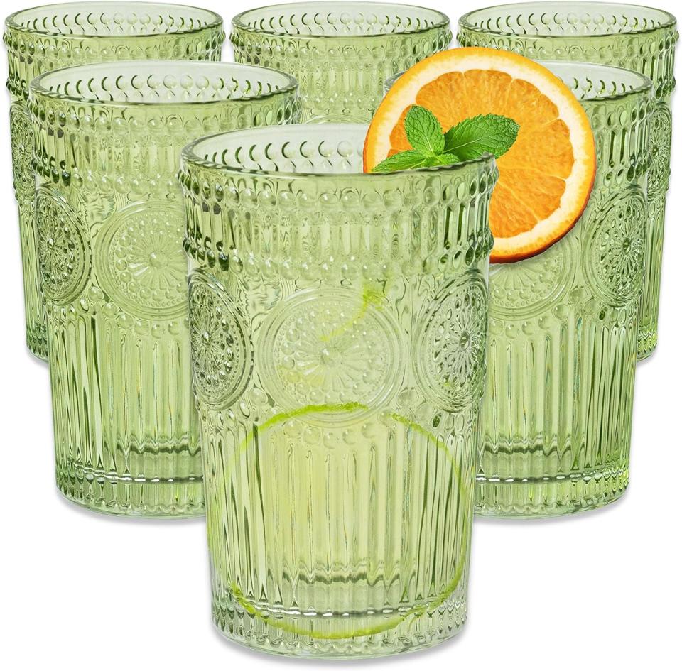 These Vintage Drinking Glasses Are Perfect for Summer & They're on Sale