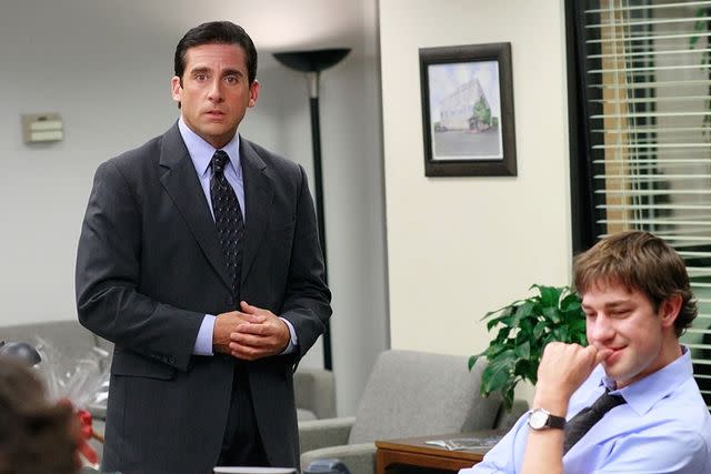 <p>Ron Tom/NBC/Courtesy Everett</p> Steve Carell and John Krasinski in 'The Office'