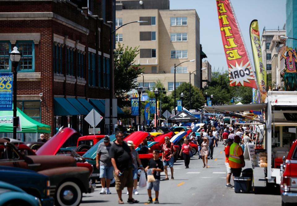 The 11th annual Birthplace of Route 66 Festival is Aug. 10-12 in downtown Springfield.