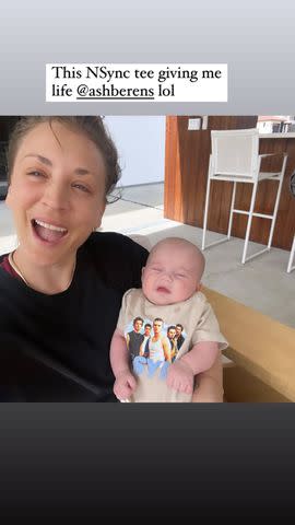 <p>Kaley Cuoco Instagram</p> Kaley Cuoco with daughter Matilda