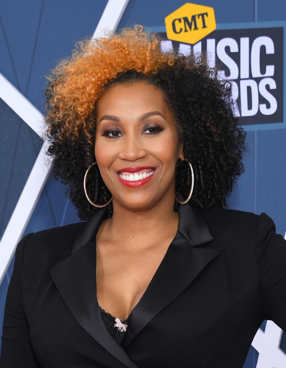 FILE - Rissi Palmer arrives at the CMT Music Awards, April 11, 2022, at the Municipal Auditorium in Nashville, Tenn. With the release of "Act II: Cowboy Carter,'' Beyoncé has reignited discussions about the genre’s origins and its diversity. (AP Photo/John Amis, File)