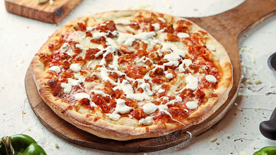 Buffalo chicken pizza