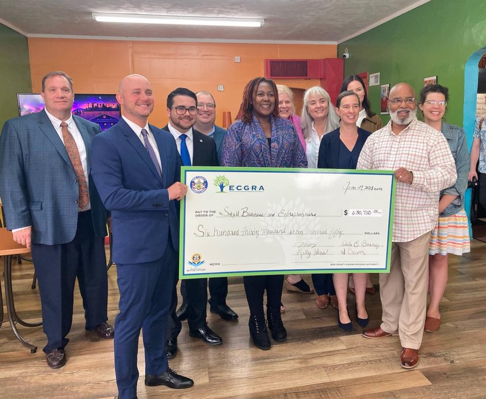 The Erie County Gaming Revenue Authority awarded more than $600,000 in grant funding to five Erie County organizations to boost economic development. ECGRA hosted a reception for the awardees on June 27, 2023, at at Enrique's Southeast Mexico Taqueria and Tortilleria, 1801 Liberty St., in Erie.