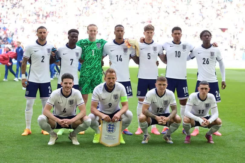 England team at Euro 2024
