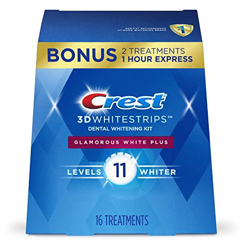 Crest 3D Whitestrips, Glamorous White, Teeth Whitening Strip Kit, 32 Strips (16 Count Pack) -Pa…