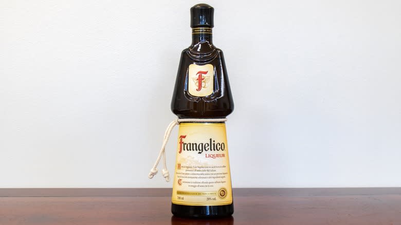 Bottle of Frangelico liqueur