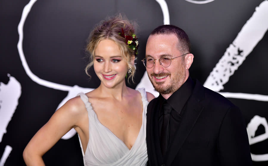 Jennifer Lawrence and Darron Aronofsky