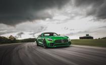 You’re much less likely to see this view of the Mercedes-AMG GT R than, say . . .