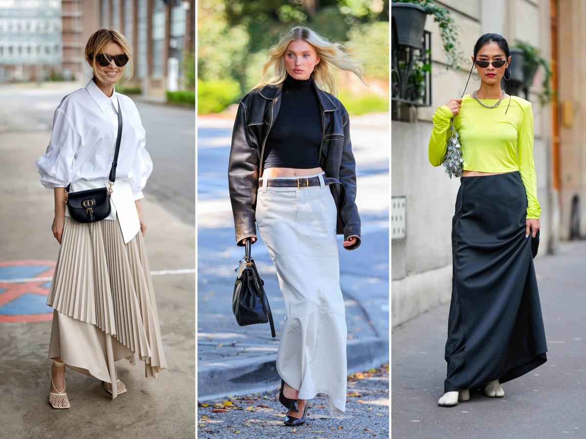 The Fun Skirt And Slouchy Sweater Combo Is A Spring Style Winner