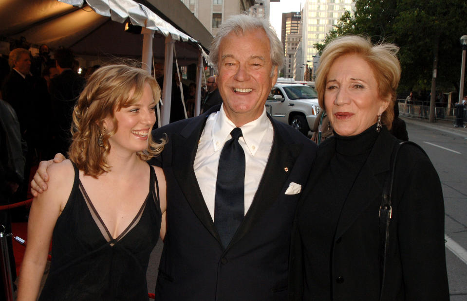 Sarah Polley, Gordon Pinsent and Olympia Dukakis at the premiere of “Away from Her” in Toronto in 2006 - Credit: WireImage