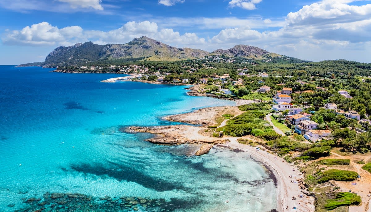 Vista aérea de Alcudia, Mallorca (Getty Images/iStockphoto)