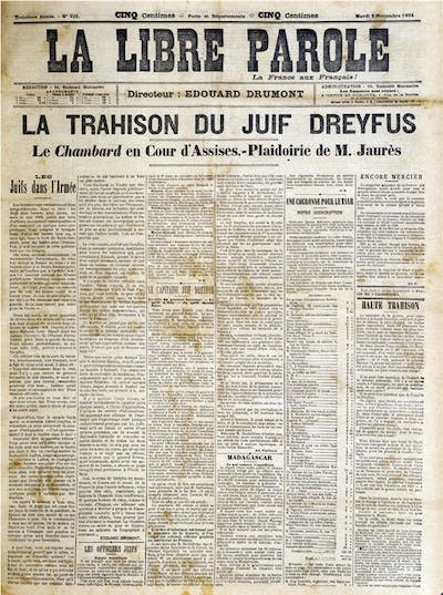 La Libre Parole, 10 septembre 1899. Fourni par l'auteur