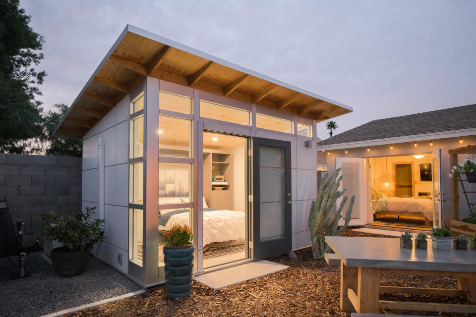 Boulder, Colorado-based Studio Shed has seen demand for its prefabricated offices explode due to the shift to work from home during the pandemic.