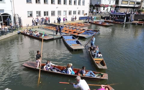 View of Scudamore's Punting Company on the River Cam - Credit: John Lawrence/TMG