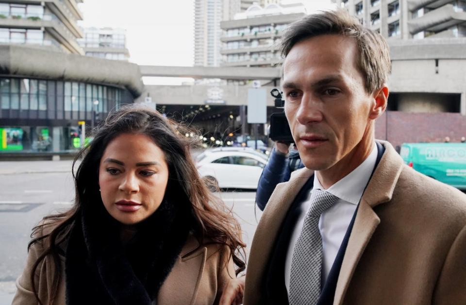 Danish golfer Thorbjorn Olesen arriving for a hearing in his court case (PA Wire)