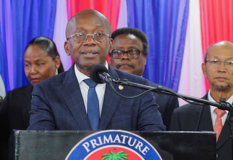 Ceremony to install Haiti's Transitional Council