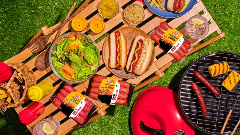 Oscar Mayer barbecue with NotMeats