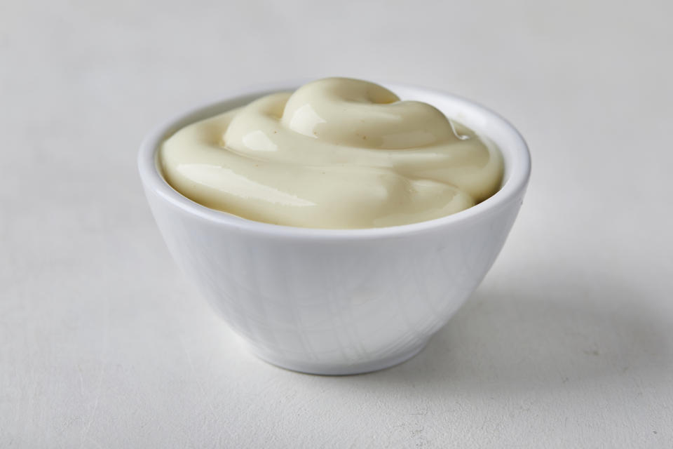 mayonnaise in a bowl