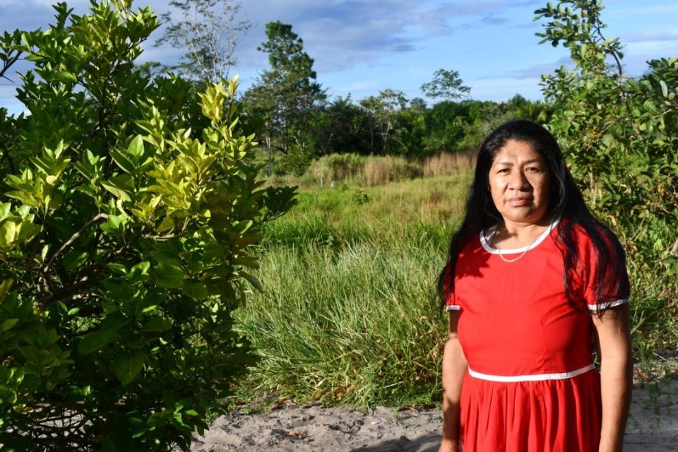 Cecilia Rivas is the &ldquo;captain&rdquo; of the Kari&ntilde;a women, a small Indigenous community living in Venezuela whose lands are threatened by industry. (Photo: María González Guevara)