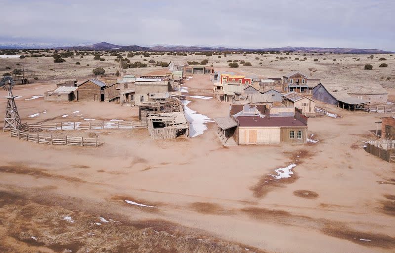 FILE PHOTO: View of the 'Rust' film set at Bonanza Creek Ranch