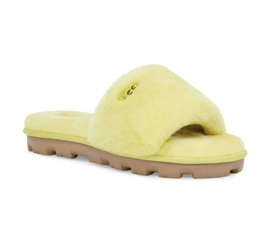 UGG Cozette Genuine Shearling Slipper in Pollen (Photo via Nordstrom)