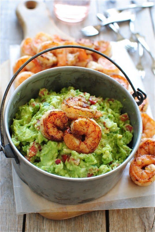 <strong>Get the <a href="http://bevcooks.com/2013/05/cajun-shrimp-guacamole-a-giveaway/" target="_blank">Cajun Shrimp Guacamole recipe</a> from Bev Cooks</strong>