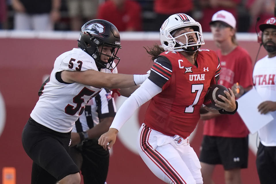 Cam Rising throws 5 TDs in return from injury as No. 12 Utah rolls past